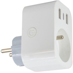 IMMAX NEO SMART chytrá vnitřní zásuvka s kolíkem (typ E)/ 16A/ 2x USB/ 1x USB-C/ Zigbee/ LIDL/ TUYA