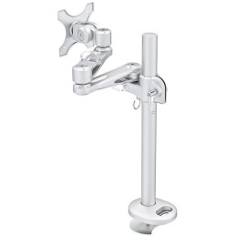 Neomounts FPMA-D935G /Držák displeje/na stůl/10-30"/průchodka/3čepy/VESA 100X100/nosn.10kg/1 displej/stříbrný