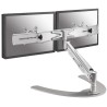 Neomounts FPMA-D940DD / Flat Screen Desk Mount (stand/foot) / Silver