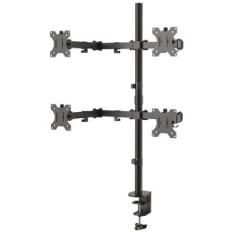 Neomounts FPMA-D550D4BLACK / Flat Screen Desk Mount (clamp/grommet) / Black