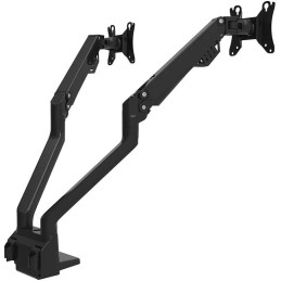 Neomounts FPMA-D750DBLACK2/Držák displeje/na stůl/10-32"/svorka/VESA 100X100/nosn. 2x8kg/plynový píst/2 displeje/černý