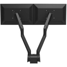 Neomounts FPMA-D750DBLACK2/Držák displeje/na stůl/10-32"/svorka/VESA 100X100/nosn. 2x8kg/plynový píst/2 displeje/černý