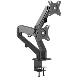 Neomounts DS70-700BL2/Držák displeje/na stůl/17-27"/svorka/VESA 100X100/nosn. 2x7kg/plynový píst/2 displeje/černý