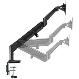 Neomounts DS70-810BL1/Držák displeje/na stůl/17-32"/svorka/VESA 100X100/nosn. 9kg/plyn. píst/ultra tenký/1 disp/černý