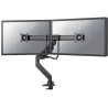 Neomounts DS75-450BL2 /Držiak displeja/na stôl/17-32"/svorka+priechodka/VESA 100X100/nosn.2x8kg/plyn. piest/2 displeje/čiern