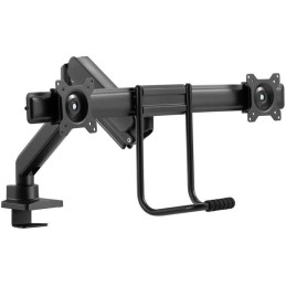 Neomounts DS75-450BL2 /Držák displeje/na stůl/17-32"/svorka+průchodka/VESA 100X100/nosn.2x8kg/plyn. píst/2 displeje/čern