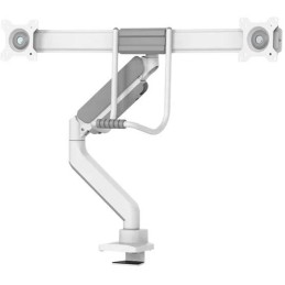 Neomounts DS75-450WH2 /Držák displeje/na stůl/17-32"/svorka+průchodka/VESA 100X100/nosn.2x8kg/plyn. píst/2 displeje/bílý