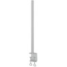 Neomounts FPMA-D935POĽA / Clamp and pole (70 cm) FPMA-D935 & FPMA-D935D / Silver