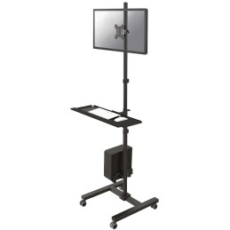 Neomounts FPMA-MOBILE1700 / Mobile Workplace Floor Stand (monitor, keyboard/mouse & PC) / Black