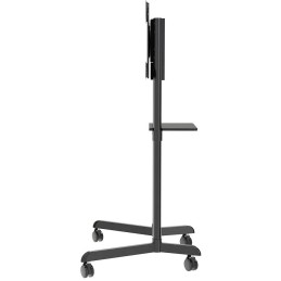 Neomounts NS-M1250BLACK / Mobile Flat Screen Floor Stand (height: 160 cm) / Black