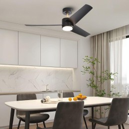 IMMAX NEO LITE BEAUTY SMART LED stropní svítidlo s ventilátorem 18W, Wi-Fi, TUYA, růžové zlato-černé