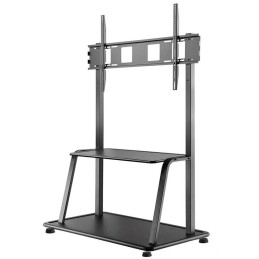Neomounts NS-M4000BLACK / Mobile Flat Screen Floor Stand (stand+trolley) (height: 137-153 cm) box 1/2 / Black
