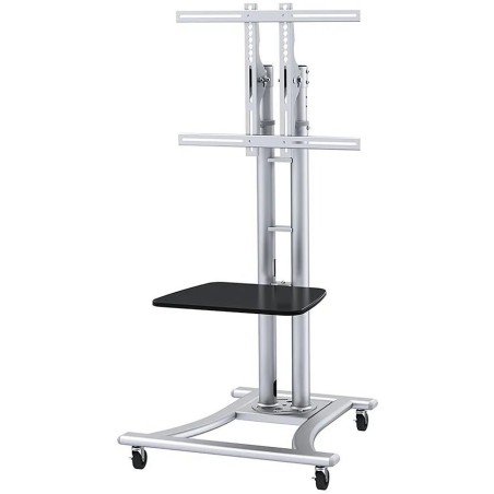 Neomounts PLASMA-M1800E / Mobile Flat Screen Floor Stand (height: 110-180 cm) / Silver