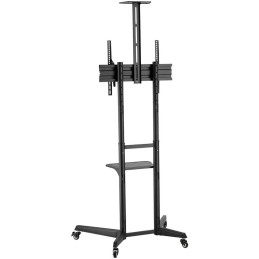 Neomounts FL50-550BL1/Držák displeje/vozík/37-70"/4 kolečka/VESA 600X400/nosn. 50kg/nast.výšky/náklon/AV držák/černý