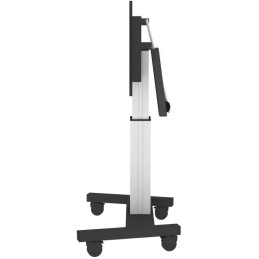 Neomounts  PLASMA-M2500TSILVER / Motorised Mobile Floor Stand (90° tilt) - VESA 200x200 up to 800x600 / Silver