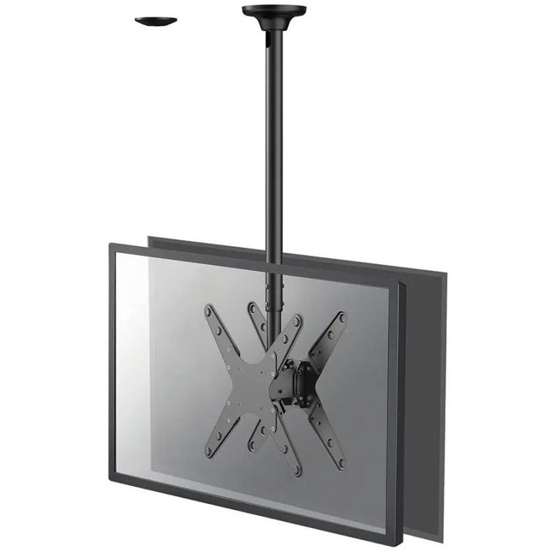 Neomounts  FPMA-C340DBLACK / Back to Back Screen Ceiling Mount (Height: 106-156 cm) / Black