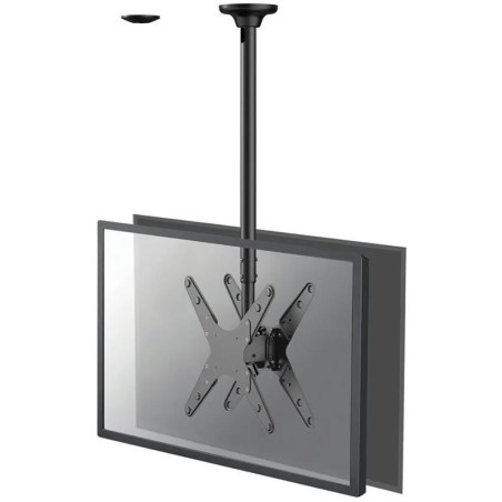 Neomounts  FPMA-C340DBLACK / Back to Back Screen Ceiling Mount (Height: 106-156 cm) / Black