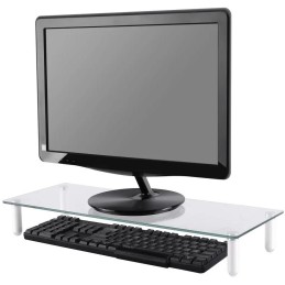 Neomounts NSMONITOR10/podložka pod displej/nosn. 25kg/výška 8cm/sklo