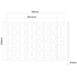 Neomounts  NS-MPM100 / Mediaplayer Mount (for mounting on wall, VESA or TV bracket) / Black