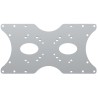 Neomounts FPMA-VESA400 / Adapter VESA / VESA (50,75,100, 200x100) mm do (200, 120x180, 400x200) mm / Srebrny