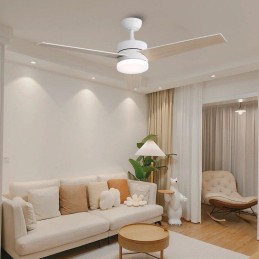 IMMAX NEO LITE VARIABLE SMART LED stropní svítidlo s ventilátorem 24W, Wi-Fi, TUYA, bílé