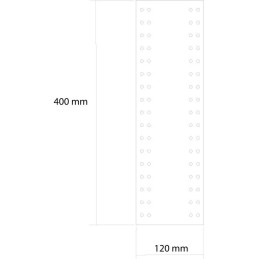 Neomounts  KEYB-V100RACK / Keyboard- & Mouse Holder Connector Plate (VESA 75&100) / Silver