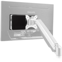 Neomounts THINCLIENT-01/Držák na mini PC/za displej/VESA 100x100 /nosn. 3 kg/Černý