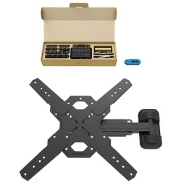 Neomounts Select  WL40S-840BL14 / Screen Wall Mount (full motion, 2 pivots, VESA 400x400) / Black