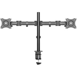 Neomounts Select NM-D135DBLACK/Držák displeje/na stůl/10-27"/svorka+průchodka/VESA 100X100/nosn. 2x 8kg/2 displeje/černý