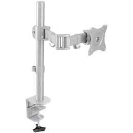Neomounts Select NM-D135SILVER/Držák displeje/na stůl/10-30"/svorka+průchodka/VESA 100X100/nosn. 8kg/stříbrný
