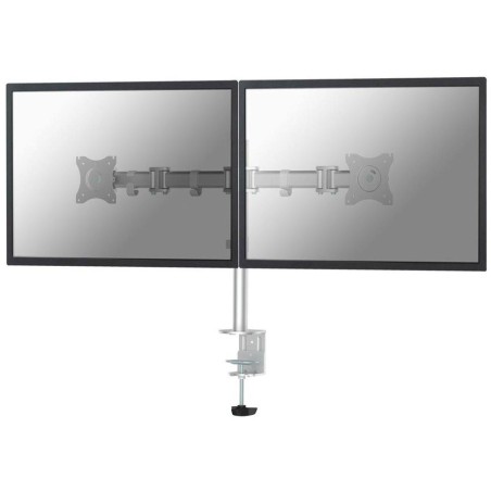 Neomounts Select NM-D135DSILVER/Držák displeje/na stůl/10-27"/svorka+průchodka/VESA 100X100/nosn. 2x 8kg/2 disp/stříbrný