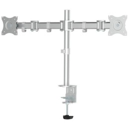 Neomounts Select NM-D135DSILVER/Držák displeje/na stůl/10-27"/svorka+průchodka/VESA 100X100/nosn. 2x 8kg/2 disp/stříbrný