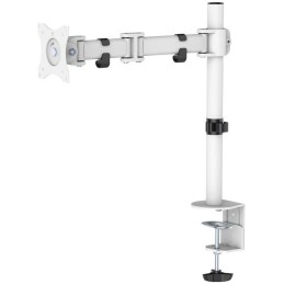 Neomounts Select NM-D135WHITE/Držák displeje/na stůl/10-30"/svorka+průchodka/VESA 100X100/nosn. 8kg/bílý