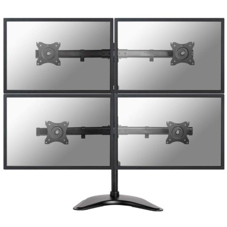 Neomounts Select  NM-D335D4BLACK / Flat Screen Desk mount (10-27") desk clamp/stand/grommet / Black