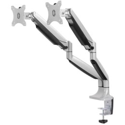 Neomounts Select  NM-D750DSILVER / Flat Screen Desk mount (10-32") desk clamp/grommet / Silver