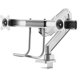 Neomounts Select  NM-D775DXSILVER / Flat Screen Desk mount (10-32") desk clamp/grommet / Silver