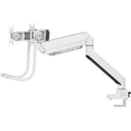 Neomounts Select  NM-D775DXWHITE / Flat Screen Desk mount (10-32") desk clamp/grommet / White