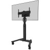 Neomounts Select FL50S-825BL1/Držiak displeja/vozík/37-75"/4 kolieska/VESA 600X400/nosn. 70kg/nast.výšky/náklon/čierny