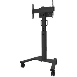 Neomounts Select FL50S-825BL1/Držák displeje/vozík/37-75"/4 kolečka/VESA 600X400/nosn. 70kg/nast.výšky/náklon/černý