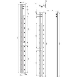Neomounts Select AV1-825BL1/Držák kamery a multimedia police pro FL50S-825BL1/nosn. 9kg/Logitech ad./černý