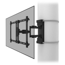Neomounts Select WL40S-910BL16/Držák displeje/na sloup 25-100 cm/40-75"/sklopný/rotace/3čepy/VESA 600X400/nosn. 45kg/čer