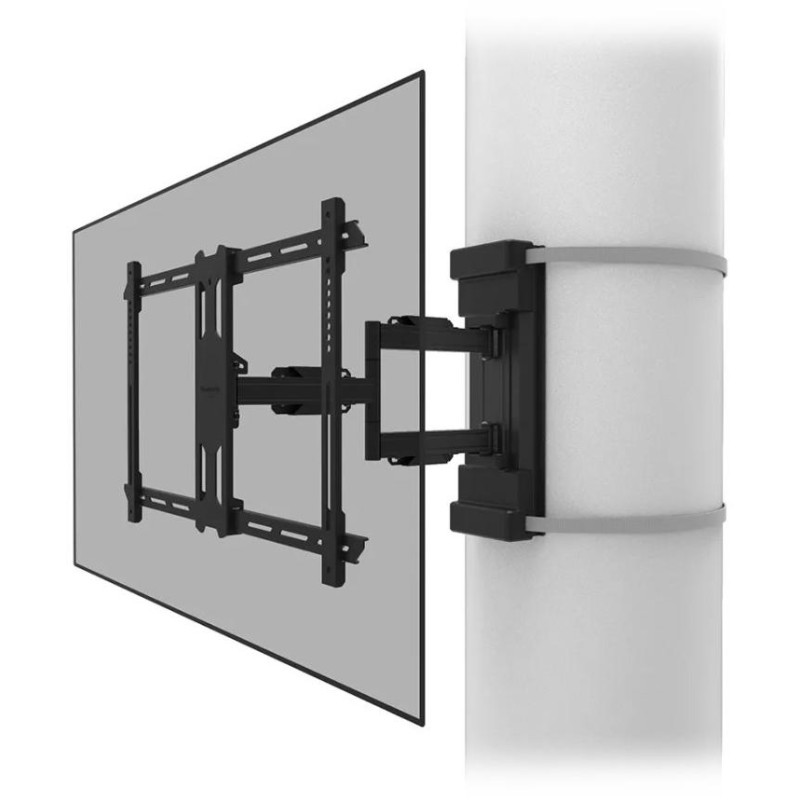 Neomounts Select WL40S-910BL16/Držák displeje/na sloup 25-100 cm/40-75"/sklopný/rotace/3čepy/VESA 600X400/nosn. 45kg/čer