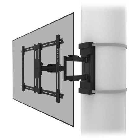 Neomounts Select WL40S-910BL16/Držák displeje/na sloup 25-100 cm/40-75"/sklopný/rotace/3čepy/VESA 600X400/nosn. 45kg/čer