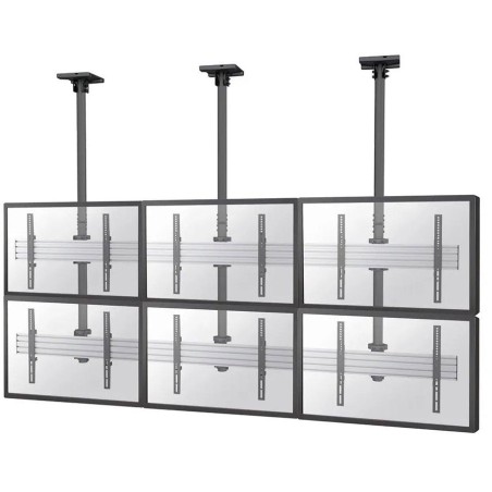 Neomounts Pro  NMPRO-C32 / Flat Screen Ceiling Mount - 3x2 (3 x horizontal/2 x vertical) - box 1/2 / Black/silver