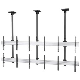 Neomounts Pro  NMPRO-C32 / Flat Screen Ceiling Mount - 3x2 (3 x horizontal/2 x vertical) - box 1/2 / Black/silver