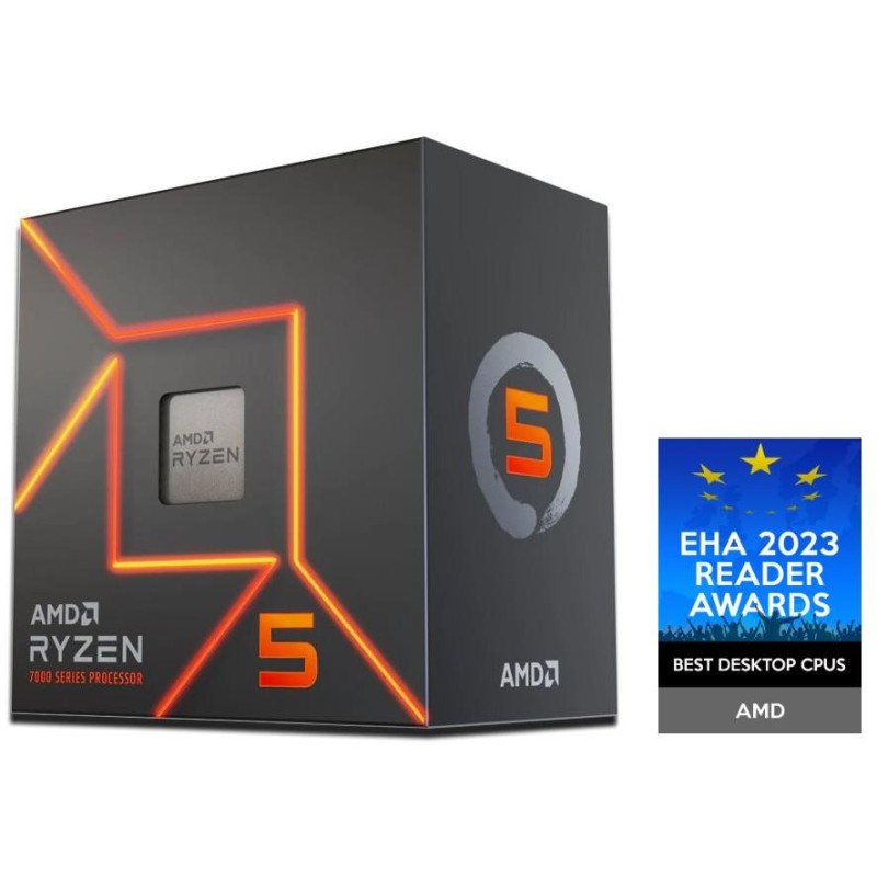 AMD Ryzen 5 7600 / LGA AM5 / max. 5,1GHz / 6C/12T / 38MB / 65W TDP / BOX vč. chladiče Wraith Stealth