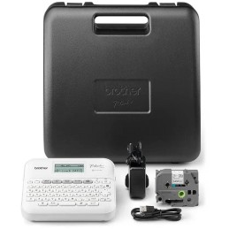 BROTHER tiskárna samolepících štítků Brother PT-D410VP / 18mm / USB / bat. provoz / kufr
