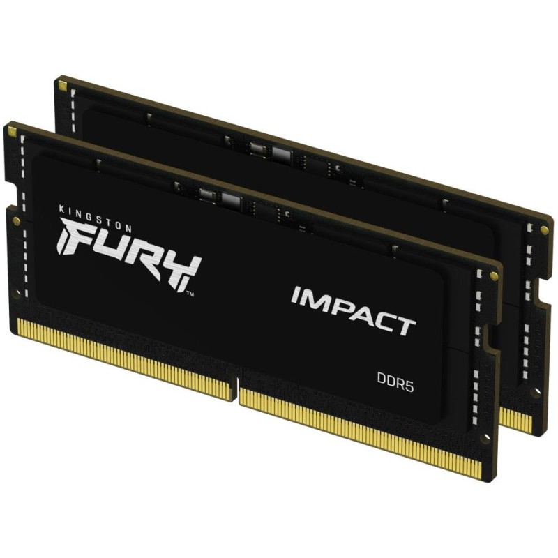 KINGSTON FURY Impact 64GB DDR5 5600MT/s / CL40 / SO-DIMM / Kit 2x 32GB