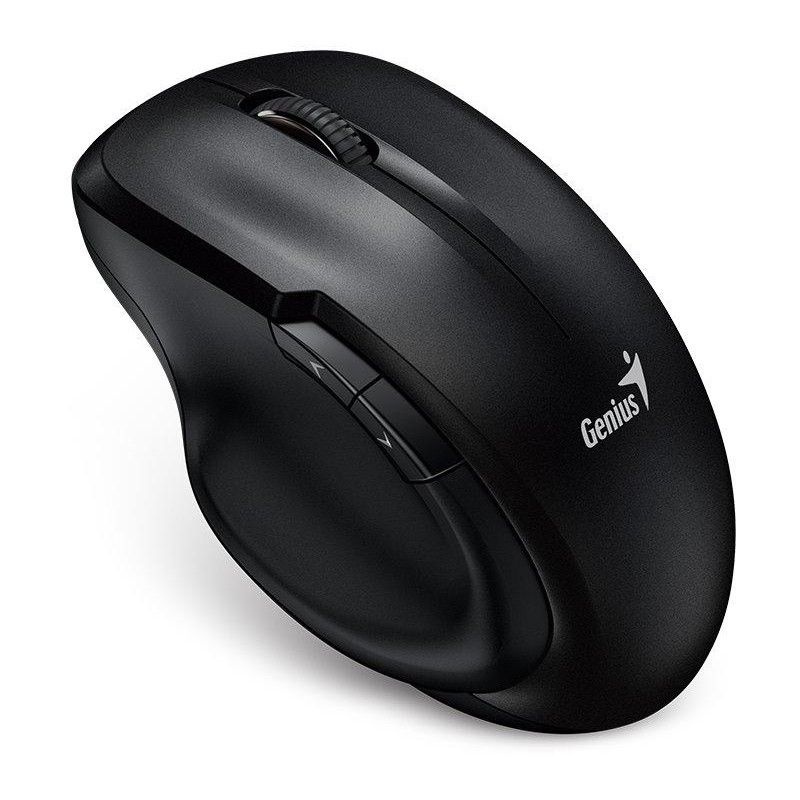 GENIUS Ergo 8200S Black/ 1200 dpi/ bezdrátová/ 5tlačítek/ tichá/ BlueEye senzor/ černá