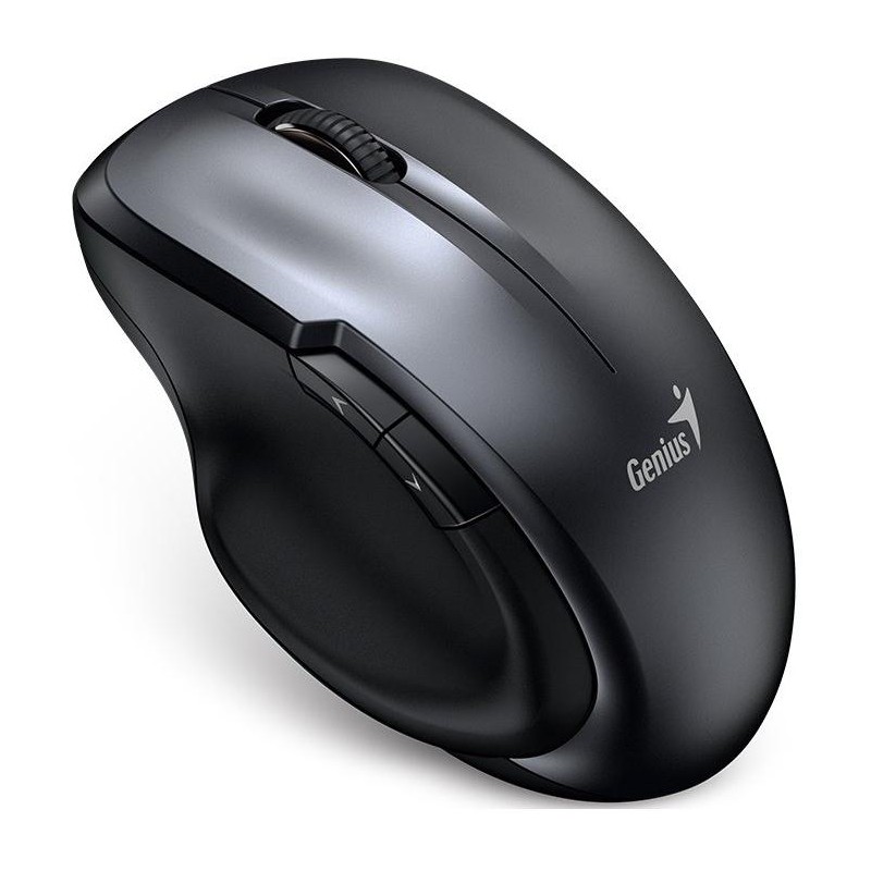GENIUS Ergo 8200S Iron Grey/ 1200 dpi/ bezdrátová/ 5tlačítek/ tichá/ BlueEye senzor/ kovově šedá